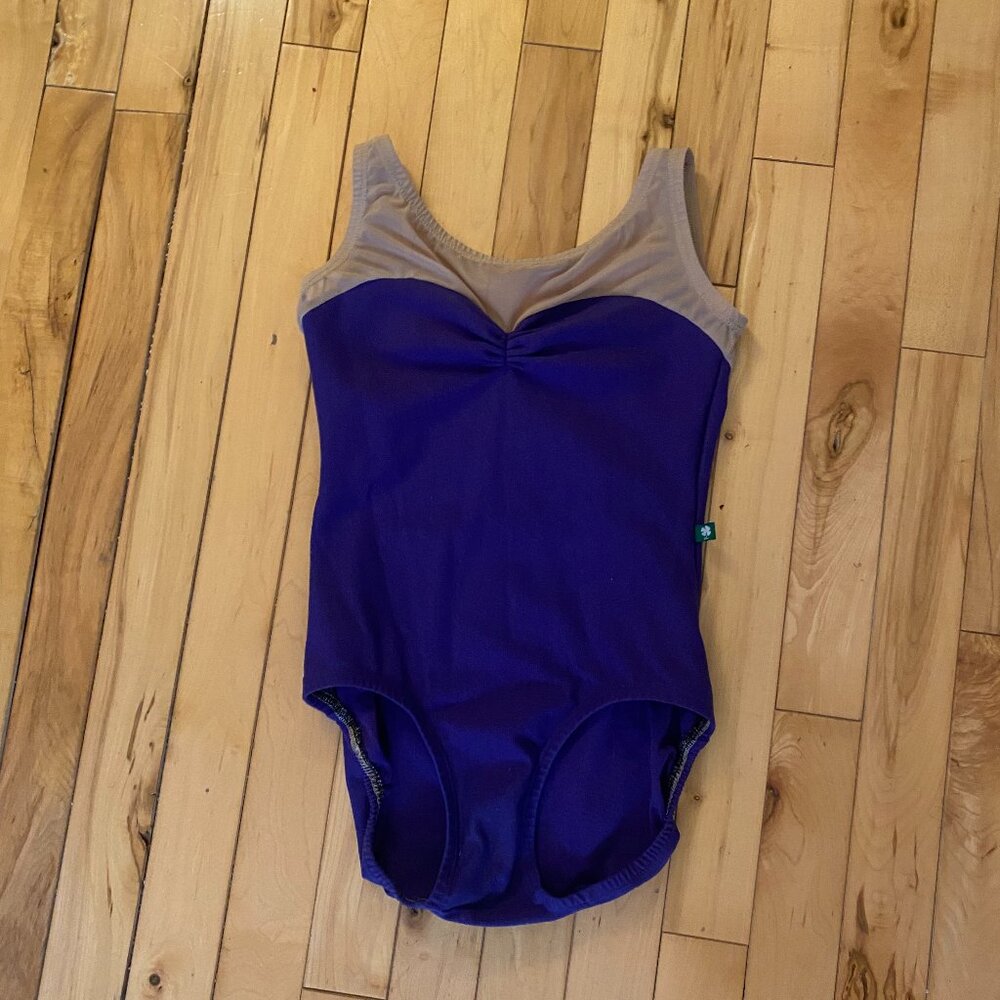 Purple LuckyLeo with tan mesh